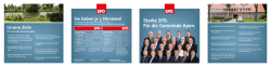 Starke SPD. F&uuml;r die Gemeinde Apen.