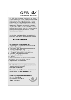 HausmeisterIn