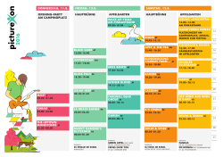 Timetable als pdf - Picture On Festival