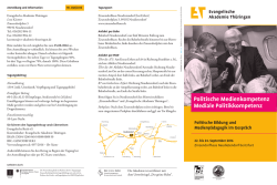 Politische Medienkompetenz Mediale Politikkompetenz