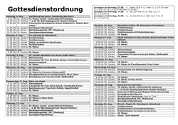 Gottesdienstordnung - Pfarrgemeinde St. Jacobus, Hilden
