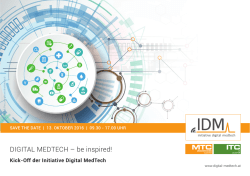 DIGITAL MEDTECH – be inspired!