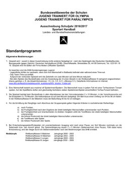 JtfO-Handball - Niedersachsen