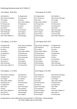 Einteilung Seniorenrunde LG-LP 2016-17