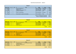 Bücherliste Sekundarstufe I - 2016/17