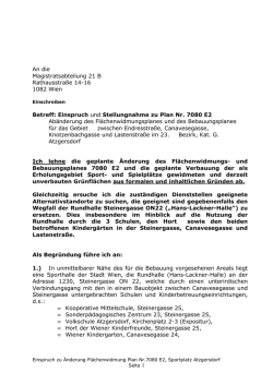 Einspruch zu Plan7080E2