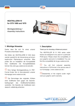 HEATKILLER&reg; IV for GTX 1080 and 1070