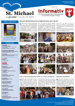 Informativ Juli 2016 - Sankt Michael im Lungau