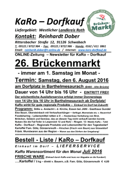 2,50 - Karo Dorfkauf