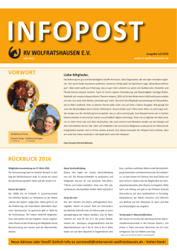 Infopost - Reiterverein Wolfratshausen