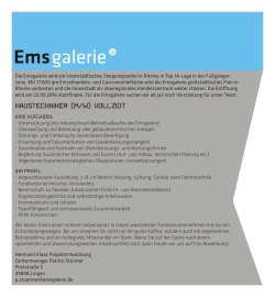 Haustechniker (m/w) Vollzeit