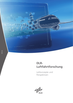 DLR-Luftfahrtforschung: Leitkonzepte und Perspektiven