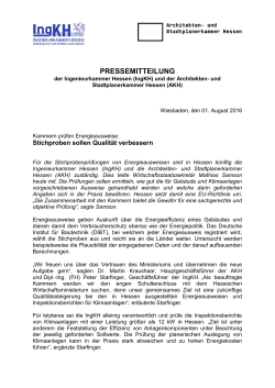 pressemitteilung - Ingenieurkammer Hessen