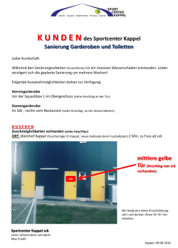 PDF-Dokument - Sportcenter Kappel