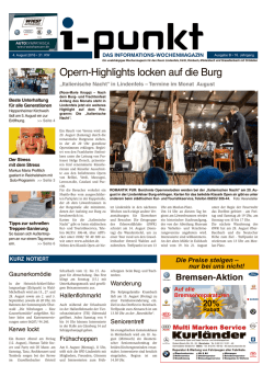 I-Punkt Ausgabe B vom 04.08.2016