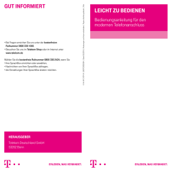GUT INFORMIERT LEICHT ZU BEDIENEN