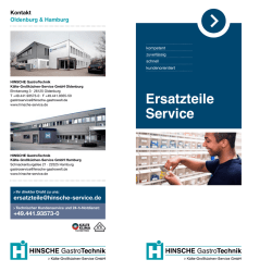HINSCHE Ersatzteile Flyer 1 / 3