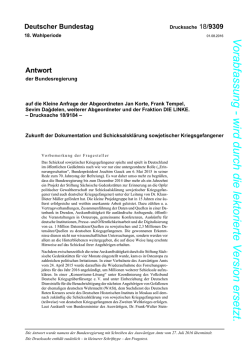Drucksache 18/9309 - DIP des Bundestages
