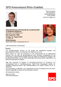 Herausforderung und Zukunft der - SPD