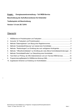 Anleitung f&uuml;r Software