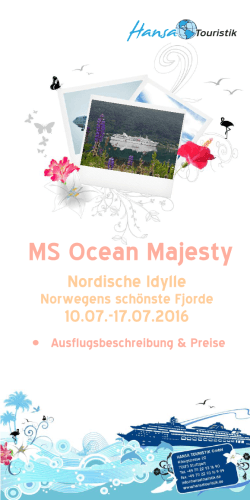 MS Ocean Majesty - Hansa Touristik