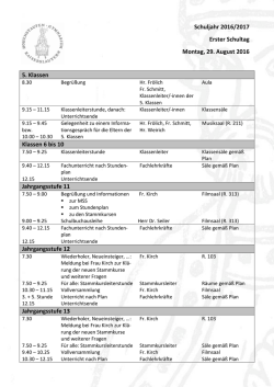 Hinweise f&uuml;r die Stufen 6