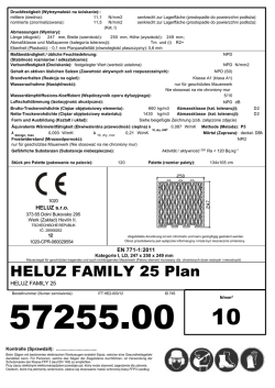 HELUZ FAMILY 25 Plan