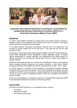 Johanniter International Assistance is looking for a