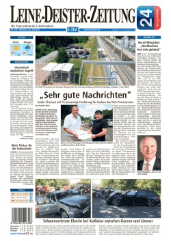 Sehr gute Nachrichten - LDZ E-Paper