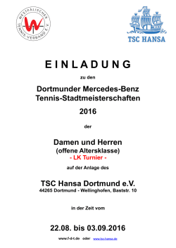 Damen und Herren -offene Altersklasse- LK - Hörder Tennis-Club