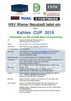 Kahles CUP 2016