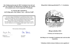 Ausschreibung 2016