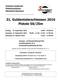 Guldentalerschiessen