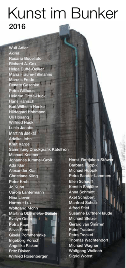 Kunst im Bunker - Kunstverein-Kreis