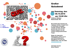 Gro&szlig;er Quizabend