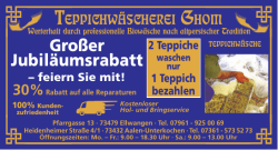 Gro&szlig;er Jubil&auml;umsrabatt
