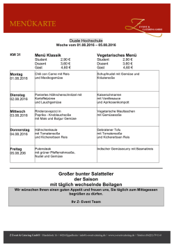 Gro&szlig;er bunter Salatteller der Saison mit t&auml;glich wechselnde Beilagen