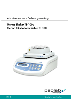 Thermo shaker TS-100