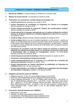 Donn&eacute;es et rep&egrave;res
