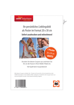 Ihr pers&ouml;nliches Lieblingsbild als Poster im Format 20 x 30 cm