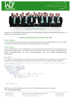 be part of the next big thing. Software
