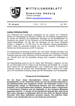 mitteilungsblatt - Gemeinde Amberg