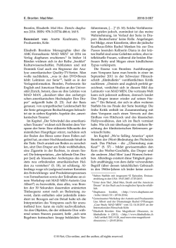 E. Bronfen: Mad Men 2016-3-057 Bronfen, Elisabeth - H-Soz-Kult