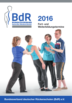 BdR Fortbildungen 2016