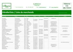 Haendlerliste