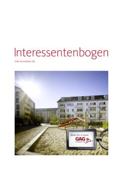 Interessentenbogen - GAG Immobilien AG