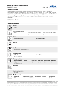 Mipa 1K-Plastic-Grundierfiller