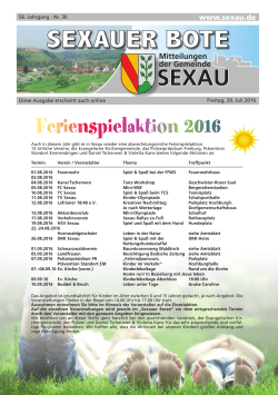 Sexauer Bote 2016-KW30