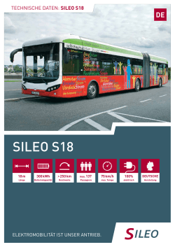 Datenblatt | E-Bus S18