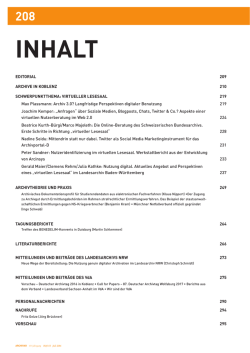 iNhALT - Archive in NRW